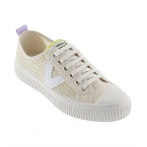 NEW VICTORIA women's mesh sneaker in white